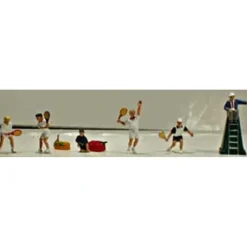 Model Power 5766 HO Tennis Player Figures (Set of 6) - Model Train Junction: Quality Parts and Art Supplies