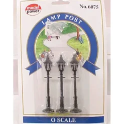 Model Power 6075 Lamp Post Set - Model Train Junction: Quality Parts and Art Supplies