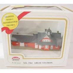 Model Power 2561 N Scale Built-Up Arlee Station - Model Train Junction: Quality Parts and Art Supplies