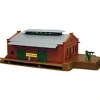 Model Power 2580 N Scale Freight Depot Built Up Lighted W/2 Hand Painted Figures - Model Train Junction: Quality Parts and Art Supplies
