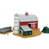 Model Power 2581 N Scale Lighted Barn, Silo & Chicken Coop Building - Model Train Junction: Quality Parts and Art Supplies