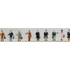Model Power 1374 N Traveling Figures (Pack of 9) - Model Train Junction: Quality Parts and Art Supplies