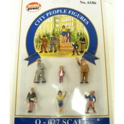 Model Power 6186 O and 027 Townspeople Figures (Set of 6) - Model Train Junction: Quality Parts and Art Supplies
