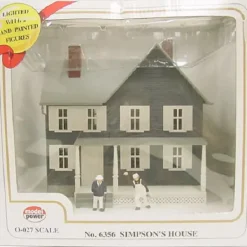 Model Power 6356 O Built-Up Simpsons House - Model Train Junction: Quality Parts and Art Supplies