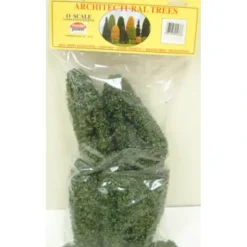 Model Power 1436 O Dark Green Summer Trees (5) - Model Train Junction: Quality Parts and Art Supplies