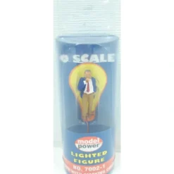 Model Power 7002-1 O Man With Smoking Cigar Lighted Figure - Model Train Junction: Quality Parts and Art Supplies