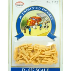 Model Power 6172 O Scale Unpainted Figure (Set of 36) - Model Train Junction: Quality Parts and Art Supplies