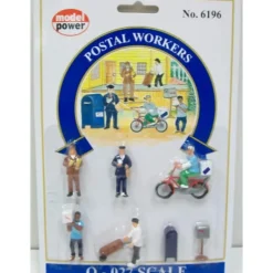 Model Power 6196 O/O27 Scale Postal Workers (Set of 6) - Model Train Junction: Quality Parts and Art Supplies