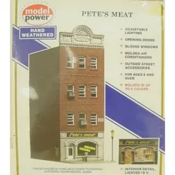 Model Power 473 Pete's Meat Building Kit - Model Train Junction: Quality Parts and Art Supplies