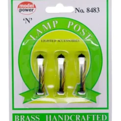 Model Power 8483 Set of 3 Frosted Boulevard Lamps - Model Train Junction: Quality Parts and Art Supplies