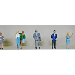 Model Power 5745 Walking Figures (Set of 6) - Model Train Junction: Quality Parts and Art Supplies
