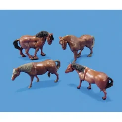 Modelscene 5105 HO HORSES & PONIES - Model Train Junction: Quality Parts and Art Supplies