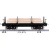 MTH 11-30034 #211 Flatcar w/Load - Model Train Junction: Quality Parts and Art Supplies