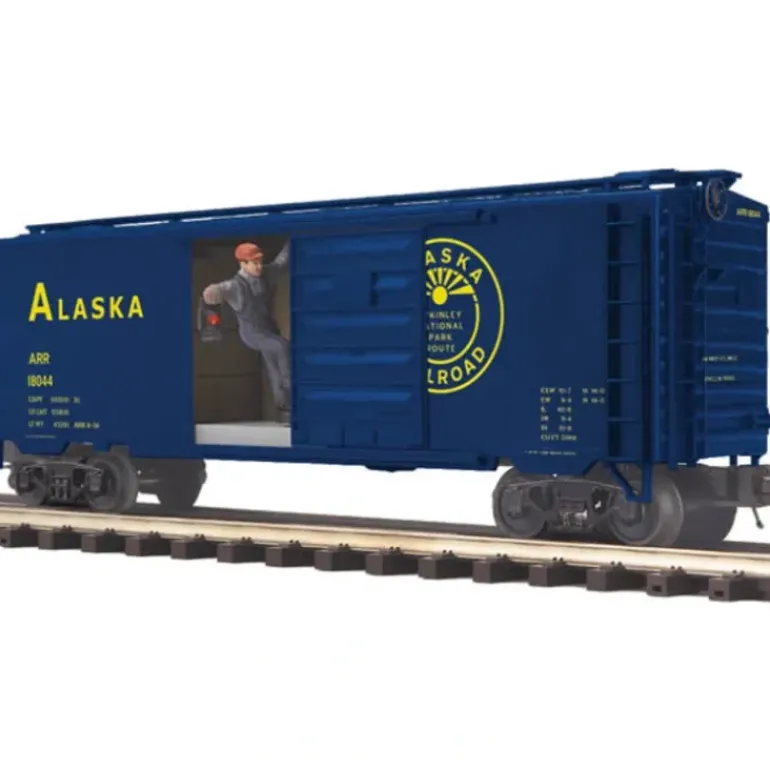 MTH 20-93526 Alaska Operating Boxcar w/Signalman - Model Train Junction: Quality Parts and Art Supplies