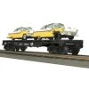 MTH 30-76311 Ann Arbor Flat Car with 2 '55 Ford Fairlane Crown Victoria - Model Train Junction: Quality Parts and Art Supplies