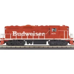 MTH 30-2920-1 Budweiser GP-9 Diesel Engine w/PS2 #1876 - Model Train Junction: Quality Parts and Art Supplies