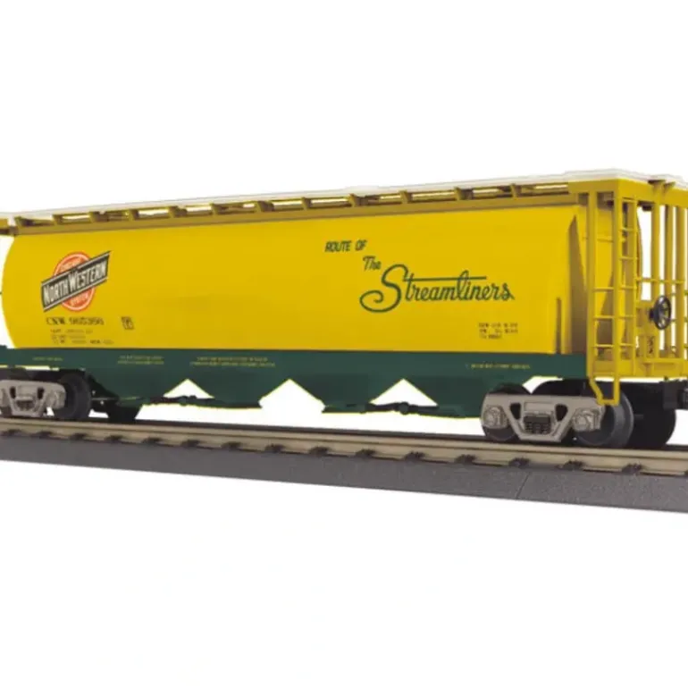 MTH 30-75366 C&NW 4-Bay Cylindrical Hopper Car - Model Train Junction: Quality Parts and Art Supplies