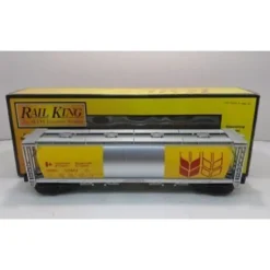 MTH 30-75311 Canadian Wheat 4-Bay Cylindrical Hopper - Model Train Junction: Quality Parts and Art Supplies