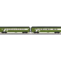 MTH 30-67555 2-CAR 60' STREAM. ABS SLEEPER/ BURLINGTON NORTHERN - Model Train Junction: Quality Parts and Art Supplies