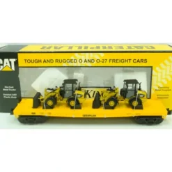 MTH 30-76298 Caterpillar Flatcar with 2 CAT 906 Compact Wheel Loaders - Model Train Junction: Quality Parts and Art Supplies