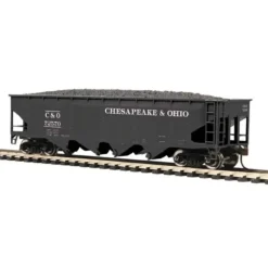 MTH 80-75007 Chesapeake & Ohio HO Scale 70-Ton Quadruple Hopper Car #72575 - Model Train Junction: Quality Parts and Art Supplies