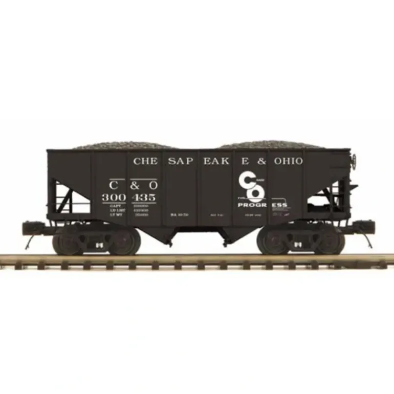 MTH 20-97272 Chesapeake & Ohio 2-Bay Fishbelly Hopper #300435 - Model Train Junction: Quality Parts and Art Supplies