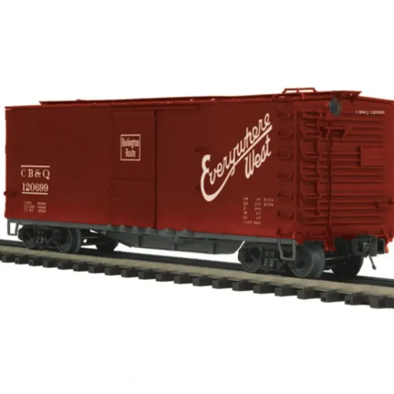 MTH 20-93385 Chicago Burlington & Quincy 40 USRA Double Sheathed Boxcar #120703 - Model Train Junction: Quality Parts and Art Supplies