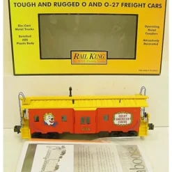 MTH 30-7755 Circus Bay Window Illuminated Caboose #5646 - Model Train Junction: Quality Parts and Art Supplies