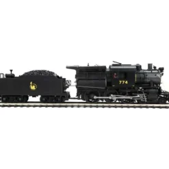 MTH 20-3356-1 CNJ 4-6-0 Camelback Steam Loco w/PS2 (Hi-Rail Wheels) #774 - Model Train Junction: Quality Parts and Art Supplies