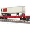 MTH 30-76401 CP Rail Flat Car With Trailer - Model Train Junction: Quality Parts and Art Supplies