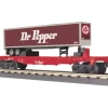 MTH 30-76304 Dr Pepper Flat Car w/ Trailer - Model Train Junction: Quality Parts and Art Supplies