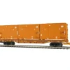 MTH 20-98675 East Carbon Development Orange 60' Flat Car w/Trash Containers - Model Train Junction: Quality Parts and Art Supplies