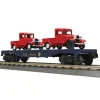 MTH 30-76404 FLAT CAR with 2 '34 PICK UP TR ALASKA - Model Train Junction: Quality Parts and Art Supplies