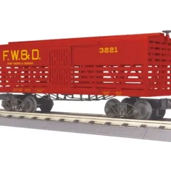 MTH 30-7183 Fort Worth & Denver Stock Car - 19th Century #3221 - Model Train Junction: Quality Parts and Art Supplies