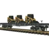 MTH 70-76042 G Scale Caterpillar Flat Car with 3 CAT 226 Skid Loaders - Model Train Junction: Quality Parts and Art Supplies