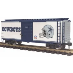 MTH 70-74028 G Scale NFL - Dallas Cowboys 40' Box Car - Model Train Junction: Quality Parts and Art Supplies