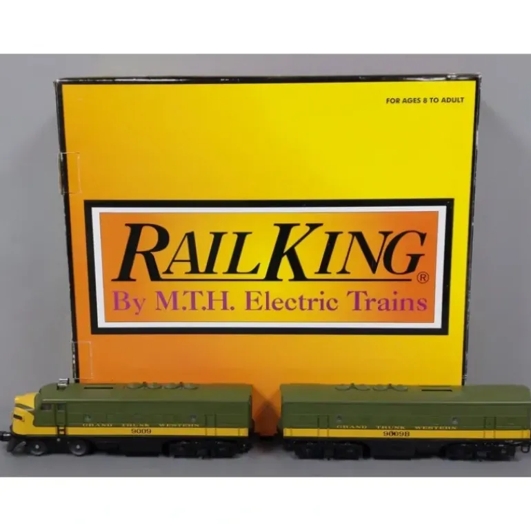 MTH 30-2717-1 GTW F-3 ABA Diesel Engine Set w/PS2 #9009/9009B VG/Box - Model Train Junction: Quality Parts and Art Supplies