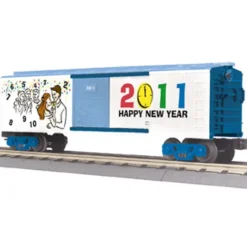 MTH 30-74606 Happy New Year Boxcar - Model Train Junction: Quality Parts and Art Supplies