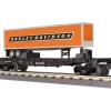 MTH 30-76409 Harley Davidson Flatcar w/Trailer - Model Train Junction: Quality Parts and Art Supplies