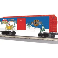 MTH 30-74599 Harley-Davidson Christmas Box Car - Model Train Junction: Quality Parts and Art Supplies