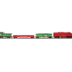MTH 81-4006-1 HO Christmas F-3 Diesel R-T-R Deluxe Freight Train Set w/PS 3.0 - Model Train Junction: Quality Parts and Art Supplies