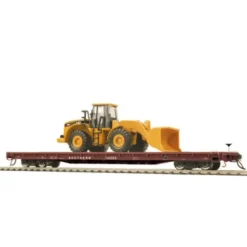 MTH 80-98014 HO Southern 60' Wood Deck Flat Car w/950G Wheel Loader #152041 - Model Train Junction: Quality Parts and Art Supplies