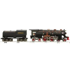 MTH 11-1007-0 Lionel Std. Gauge 400E Crackle Black/Brass Trim Steam & Tender - Model Train Junction: Quality Parts and Art Supplies