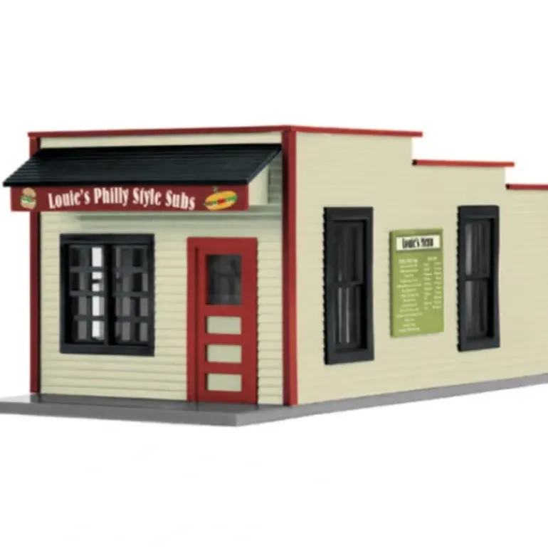MTH 30-90297 Louies Philly Style Subs Small Country Store - Model Train Junction: Quality Parts and Art Supplies