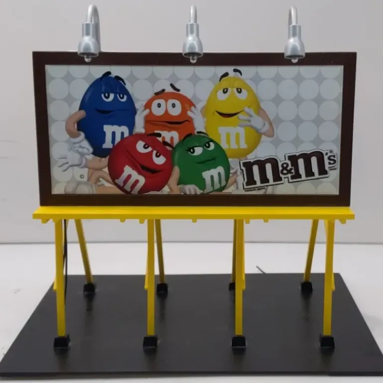 MTH 30-90283 M&MS Lighted Billboard - Model Train Junction: Quality Parts and Art Supplies