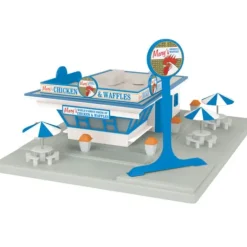 MTH 30-90402 Mary's Chicken Waffles Fast Food Restaurant Building - Model Train Junction: Quality Parts and Art Supplies