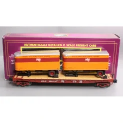 MTH 20-98697 Milwaukee Road Flat Car with 2 PUP Trailers #57010 - Model Train Junction: Quality Parts and Art Supplies