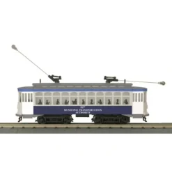 MTH 30-5109-1 Municipal Transportation Authority Brill Trolley w/PS2 - Model Train Junction: Quality Parts and Art Supplies