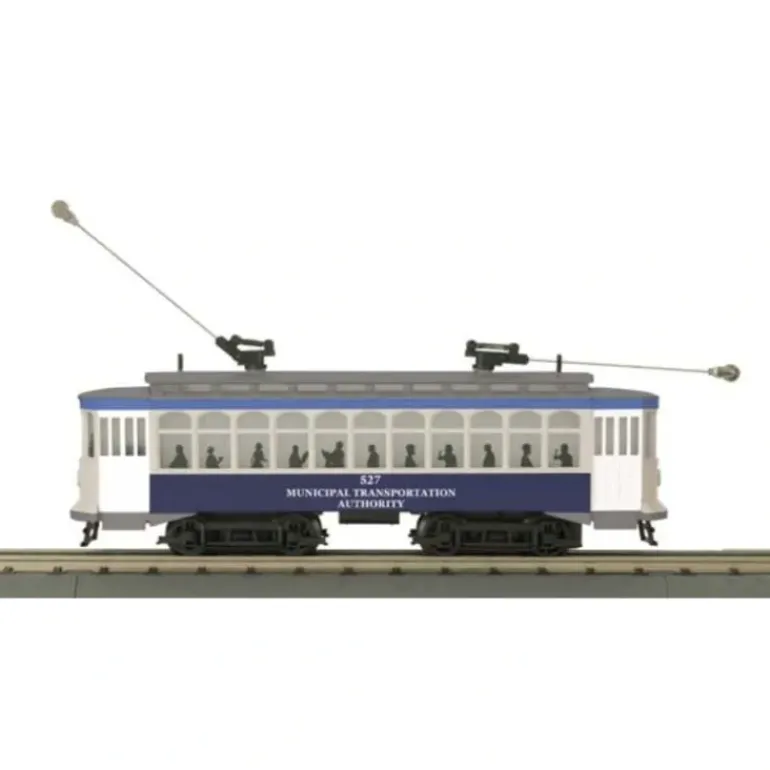MTH 30-5109-1 Municipal Transportation Authority Brill Trolley w/PS2 - Model Train Junction: Quality Parts and Art Supplies