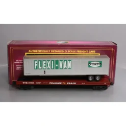 MTH 20-98680 New York Central Flat Car w/ 48' Trailer #470905 - Model Train Junction: Quality Parts and Art Supplies